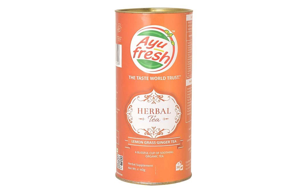 Ayu Fresh Herbal Tea Lemon Grass Ginger Tea Container 40 grams GoToChef